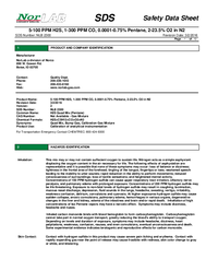 Thumbnail of document Data Sheet - Bump Gas